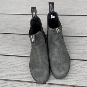 Blundstone Women/Men Chukka Boots - Charcoal Gray